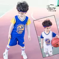 中小男童夏儿童套装宝宝训练服篮球服学生球衣幼儿园队服男孩全棉