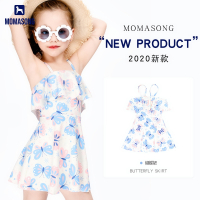 儿童泳衣女童小童裙式游泳衣小公主韩国女孩学生温泉泳装