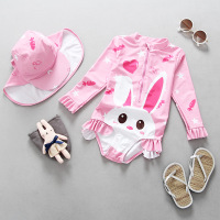 女童宝宝小兔造型泳衣婴儿冲浪服时尚套装 连体小童公主