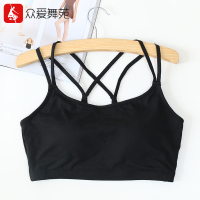 交叉带性感 舞蹈吊带抹胸 古典舞内衣舞抹胸健美操练功服上衣