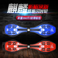 儿童两轮滑板初学者6岁男孩女生成人活力板摇摆双2二轮游龙滑板车
