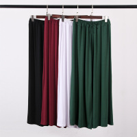 舞蹈服女成人宽松男女阔腿裤民族练功服长裤直筒裤舞服装