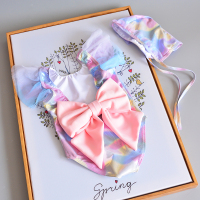 儿童泳衣小公主小童宝宝可爱女童美人鱼游泳衣连体结