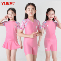 儿童泳衣女童连体游泳衣2020年新款可爱韩国洋气分体裙式游泳装备