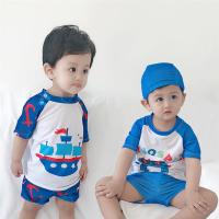 儿童泳衣男童分体套装男孩童卡通泳装小童宝宝游泳装备潮