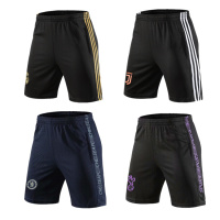 尤文足球训练短裤皇马切尔西巴萨国家队男跑步健身运动比赛球裤