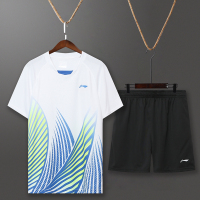 2020年夏丹麦羽毛球服恤男女款速干马来西亚队服短裤国家队套装