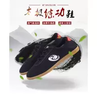 陈家沟太极鞋男帆布牛筋底武术鞋女练功鞋春夏透气太极拳鞋功夫鞋