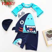 儿童泳衣男童分体宝宝婴幼儿游泳衣小童泳裤套装游泳装备H0