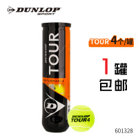 网球 铁罐筒装澳网比赛训练网球3/4粒装R3|TOUR4粒装1筒黑橙