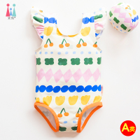 儿童游泳衣女孩比基尼韩国小公主宝宝泳衣小童婴儿0-1-3岁泳装V1