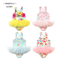 儿童泳衣幼儿泳衣女童泳衣2019新款潮超仙可宝泳衣2-3岁女孩Y5