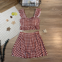 2020新款分体泳衣女小胸遮肚显瘦性感清新少女学生韩国泡温泉N4