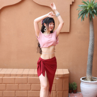 肚皮舞服装女2020新款练功服套装上衣裙子东方舞舞蹈服装仙女性感L7