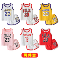 婴儿篮球服连体衣背心套装0-1-3岁小宝宝新生儿夏装哈体爬服纯棉O9