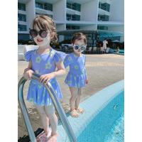 女童泳衣连体可爱儿童新款公主时尚宝宝游泳衣长袖速干童泳装O5
