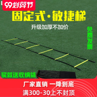 敏捷梯固定跳格梯能量梯软梯绳梯速度梯步伐训练梯足球训练器材