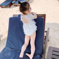 儿童泳衣女童小女孩可爱裙式游泳衣宝宝婴儿连体小童公主比基尼