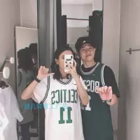 特人欧文11号球衣女生学生詹姆斯女韩版嘻哈情侣男女版篮球衣C0