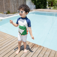儿童泳衣男童连体分体速干宝宝婴儿小童游泳衣男孩套装潮G1