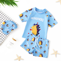 儿童泳衣分体男童可爱卡通小孩泳装童短袖宝宝游泳衣泳裤G2