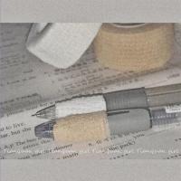 高考护手指绷带学生写字防茧防摩透气手指套胶带自粘弹力握笔绷带T1