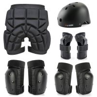 轮滑滑冰溜冰保护儿童全套装备成人防摔护膝男女滑板护具头盔套装O6