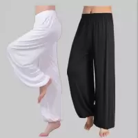 太极灯笼裤武术练功裤男女灯笼裤练瑜伽运动裤男太极服舞蹈裤