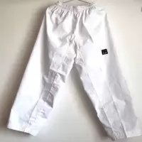 跆拳道服裤子 跆拳道裤 白色道裤 双节棍 咏春拳裤 三线纹面料Y0