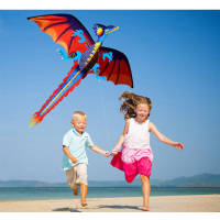 潍坊风筝恐龙风筝翼龙夜光风筝大型新款儿童成人轮线卡通微风