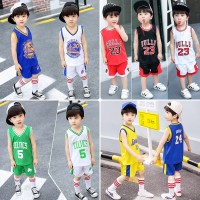 儿童3运动7打篮球服套装男童夏童装4新款8幼儿服装9男孩夏天5-6岁