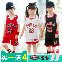 儿童篮球服套装男童男孩幼儿园服装小学生女孩宝宝运动训练篮球衣V1