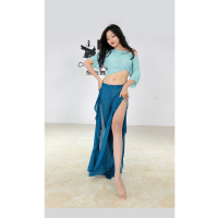 肚皮舞服装女 2020新款东方舞蹈练功服 初学者夏季裤表演出服套装Y8