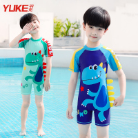 儿童泳衣男童中大童2020年新款男孩速干泳装宝宝防晒连体游泳装备X0