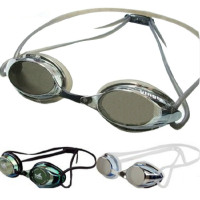 570泳镜男女防水防雾成人儿童专业训练竞赛小镜框游泳镜近视