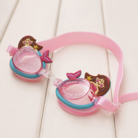 新款儿童泳镜 卡通造型美人鱼皇冠女童中小童公主防雾防水泳镜B8