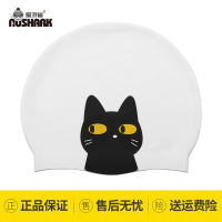 泳帽女防水不勒头长发护耳可爱韩国猫小喵咪专业硅胶游泳帽V9