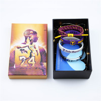 男士篮球运动手环科比库里詹姆斯欧文罗斯艾弗森哈登夜光硅胶手带H8