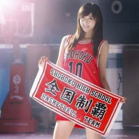 灌篮高手陵南湘北全国制霸樱木花道流川枫篮球运动毛巾浴巾汗巾Y8