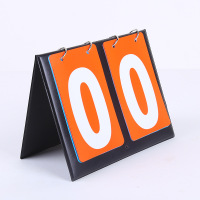 计分牌可翻篮球比赛翻分牌乒乓球记分板比分器计分板计数牌记分牌D6|二位数记分牌橙色