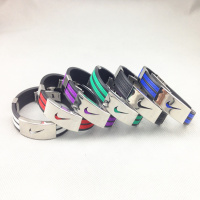 篮球钛钢硅胶腕带手环球星潮吸汗护腕运动可调节手镯手链