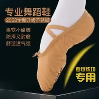 儿童舞蹈鞋女软底芭蕾舞民族舞练功鞋跳舞鞋形体舞鞋猫爪鞋成人男Q8