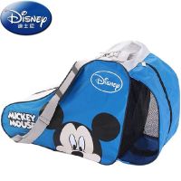 米奇米妮旱冰鞋包轮滑鞋儿童溜冰鞋肩包袋子单滑轮鞋背包V1