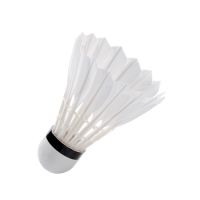 羽毛球12只装耐打鹅毛打不烂比赛学习娱乐训练鸭毛正品羽毛球X5|[3只特惠]ITSMART慢速训练球