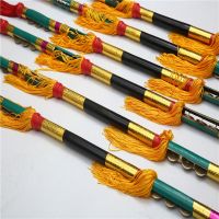 (买就送布袋)金钱杆霸王鞭金钱棒打连响打花棍打连厢钱杆舞莲厢T1|黑色喷漆120厘米48铜钱红黄流苏