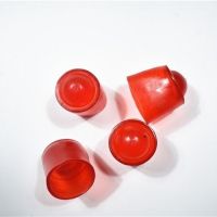 台球杆尾保护套保护垫球杆保护橡胶杆尾底托709883|红色杆尾5个