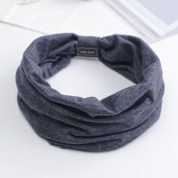 布料健身春季发窟运动发箍发带发饰头巾女。韩国女式家用额头头箍O4|深灰色带标发带