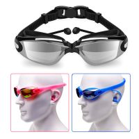 新款游泳眼镜专业比赛防雾高清泳镜电镀高透平光竞速男士女士通用B5