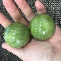 天然玉石实心手球保健球中老年按摩康复球男女手指锻炼球文玩玉珠T8