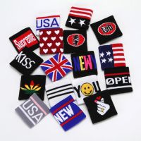 运动发带护腕三件套防滑吸汗男女束头巾学生头套健身跑步针织发箍N8|2只护腕随机